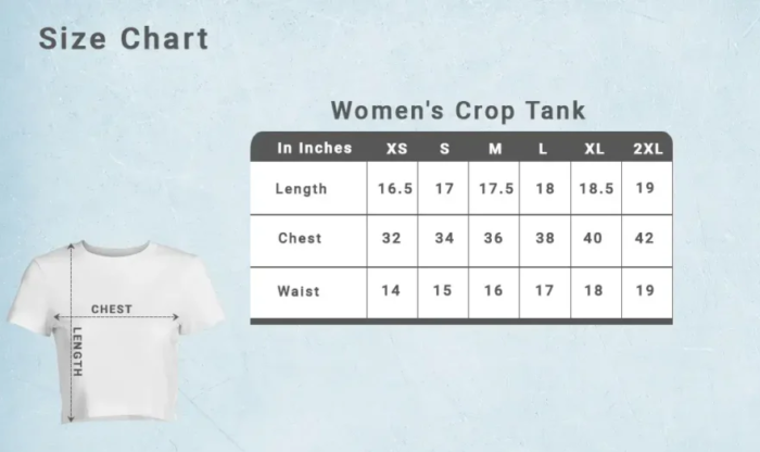 Women’s Taurus Crop Tank – "CutieTaurus" Design | 100% Cotton Premium Fabric - Image 5