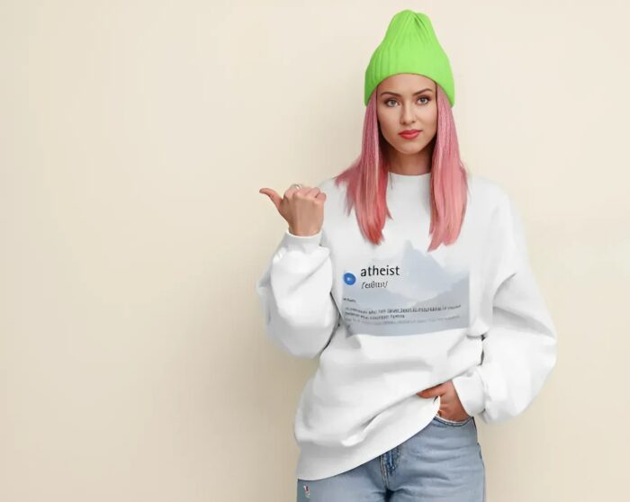 Mountain Atheist Heavyweight Oversized Sweatshirt - Image 4