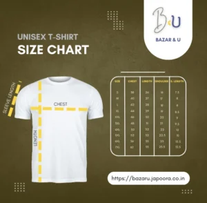 Round Unisex T-shirt Size ny Bazaru Designs
